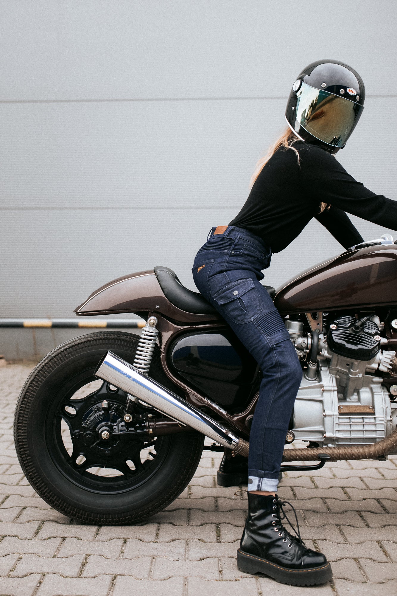Jeans Woman Motorcycle Pants Spidi FURIOUS PRO Lady Blue Black For Sale  Online 
