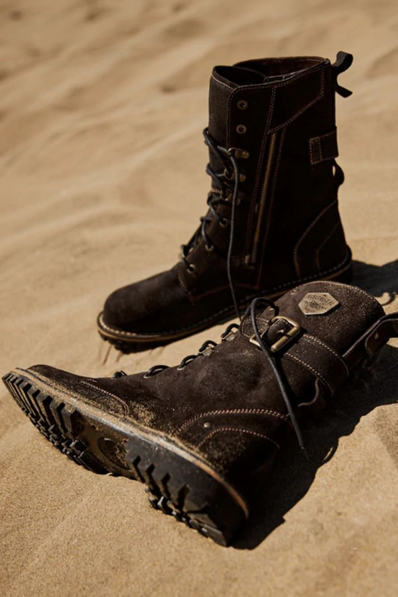 Ohio Brown Motorcycle Boots