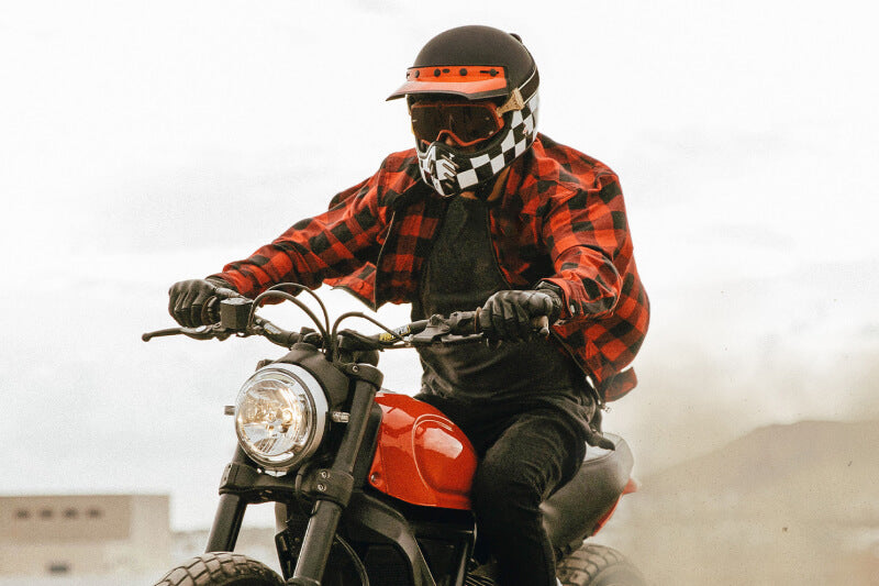man on a motorcycle