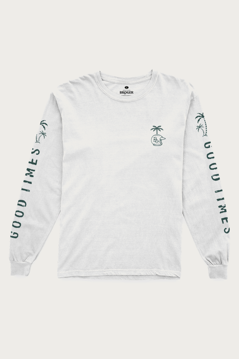 Longsleeve Good Times White