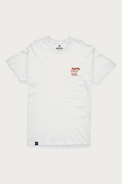 T-shirt Tiger White