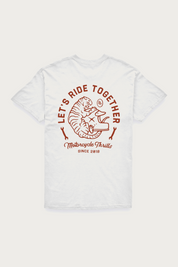 T-shirt Tiger White