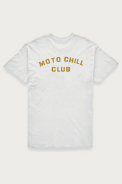T-shirt Moto Chill Club White