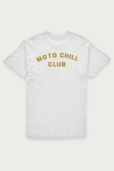 T-shirt Moto Chill Club White