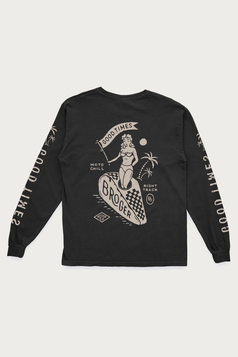 Longsleeve Good Times Black