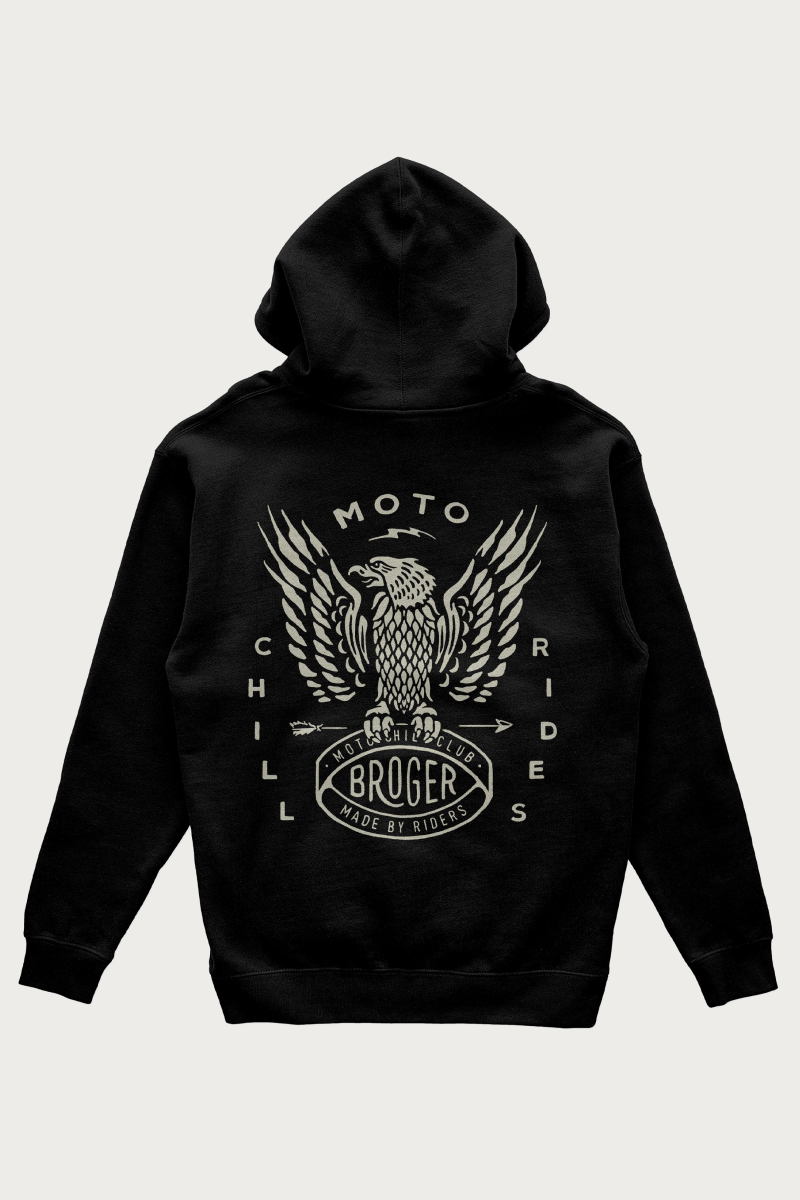 Eagle Hoodie Black