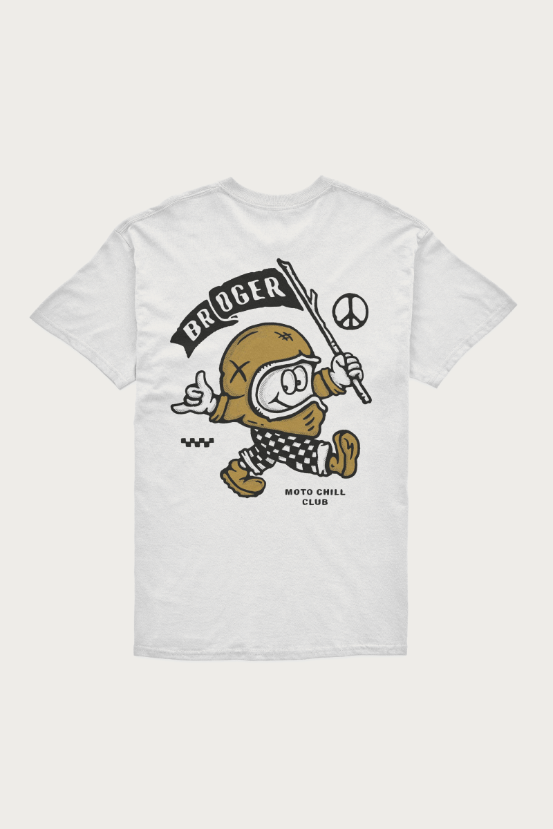 T-shirt Racer White