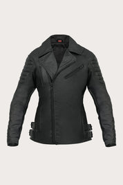 Ohio Lady Leather Jacket | Black