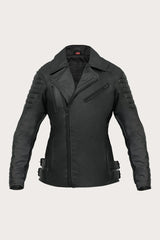 Ohio Lady Leather Jacket | Black