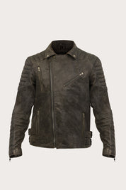 Ohio Vintage Brown Leather Jacket