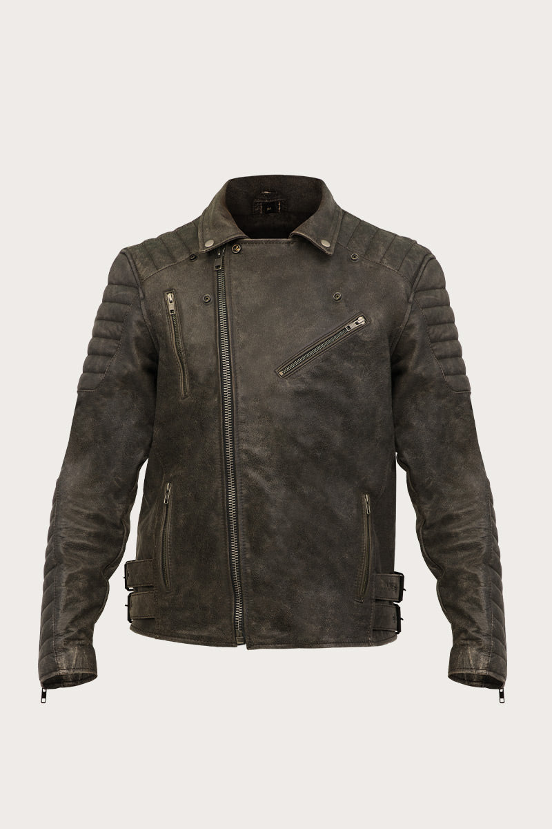 Ohio Vintage Brown Leather Jacket – Broger Moto