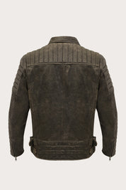 Ohio Vintage Brown Leather Jacket