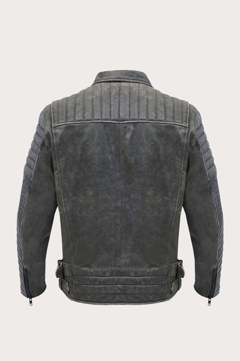 Ohio Grey Leather Jacket – Broger Moto