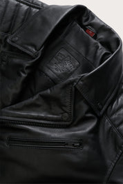 Ohio Black Leather Jacket