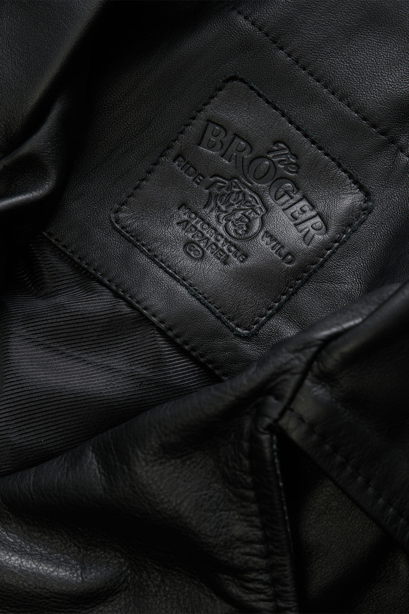 Ohio Lady Leather Jacket | Black