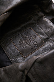 Ohio Vintage Brown Leather Jacket