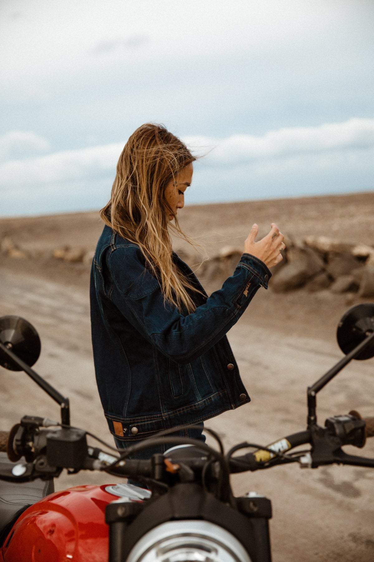 Florida Lady Jeans Jacket | Washed Blue
