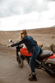 Florida Lady Jeans Jacket | Washed Blue