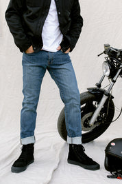California Washed Blue Jeans - Slim Fit