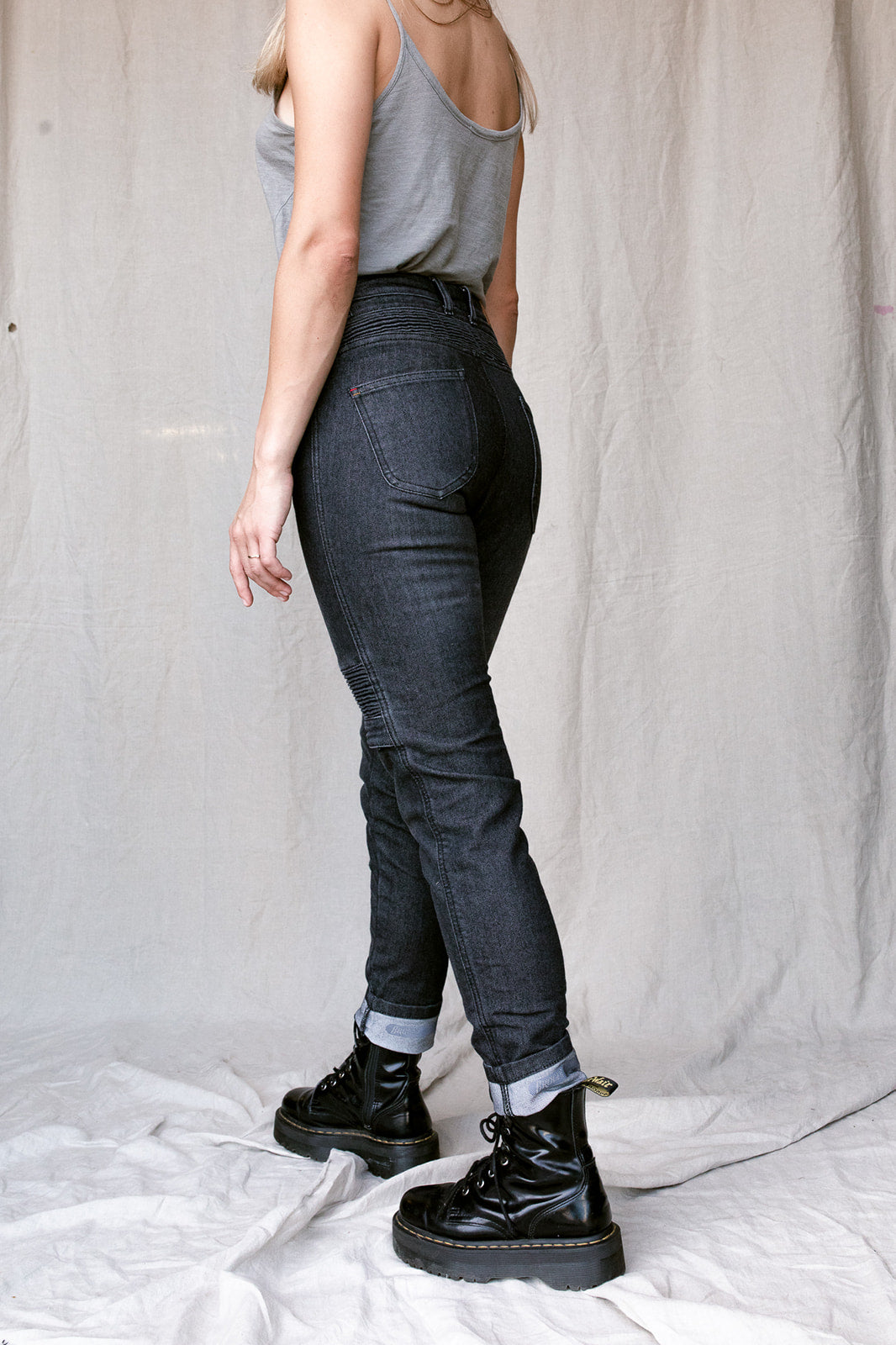 Ohio Lady Jeans - Cordura® & Coolmax® | Washed Black