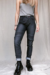 Ohio Lady Jeans - Cordura® & Coolmax® | Washed Black