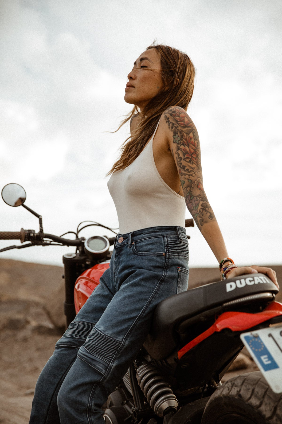 Ohio Lady Jeans - Cordura® & Coolmax® | Washed Blue