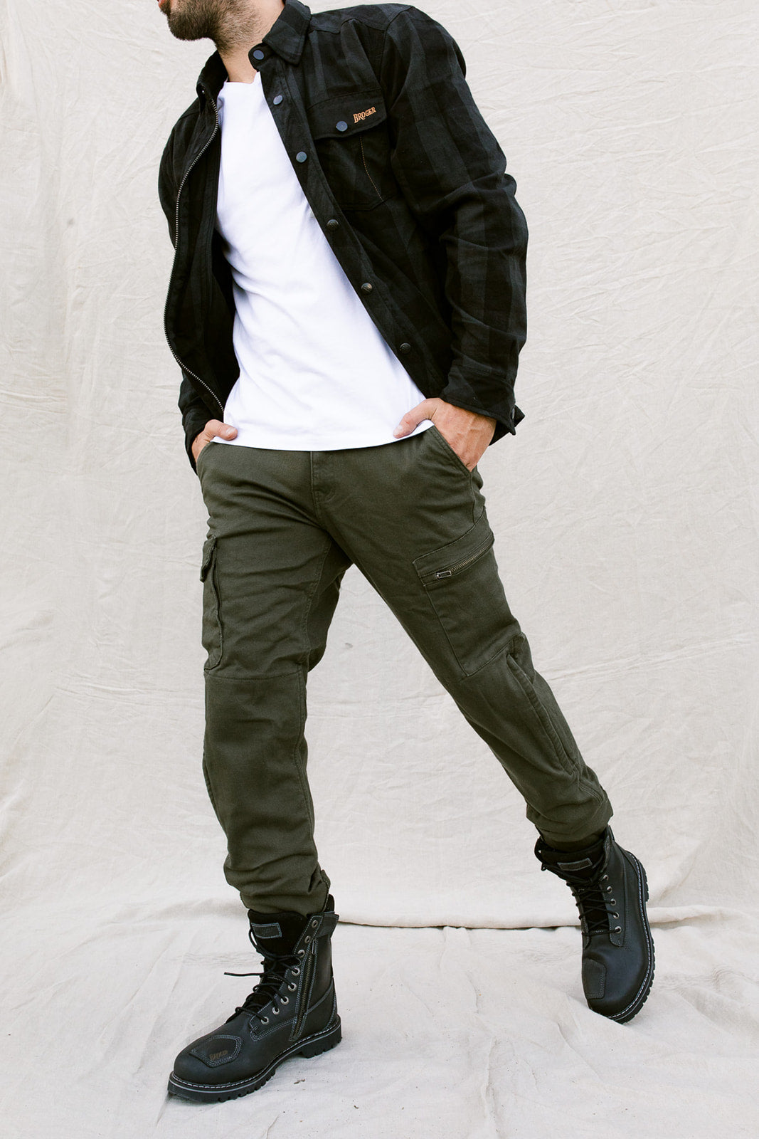 Alaska Olive Green Jeans - Denim®