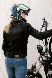 Florida Lady Jeans Jacket | Washed Black