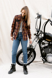 Alaska Lady Protective Motorcycle Shirt - Caramel