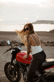 California Lady Jeans - Slim Fit  | Washed Black