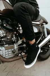California Black/White Boots
