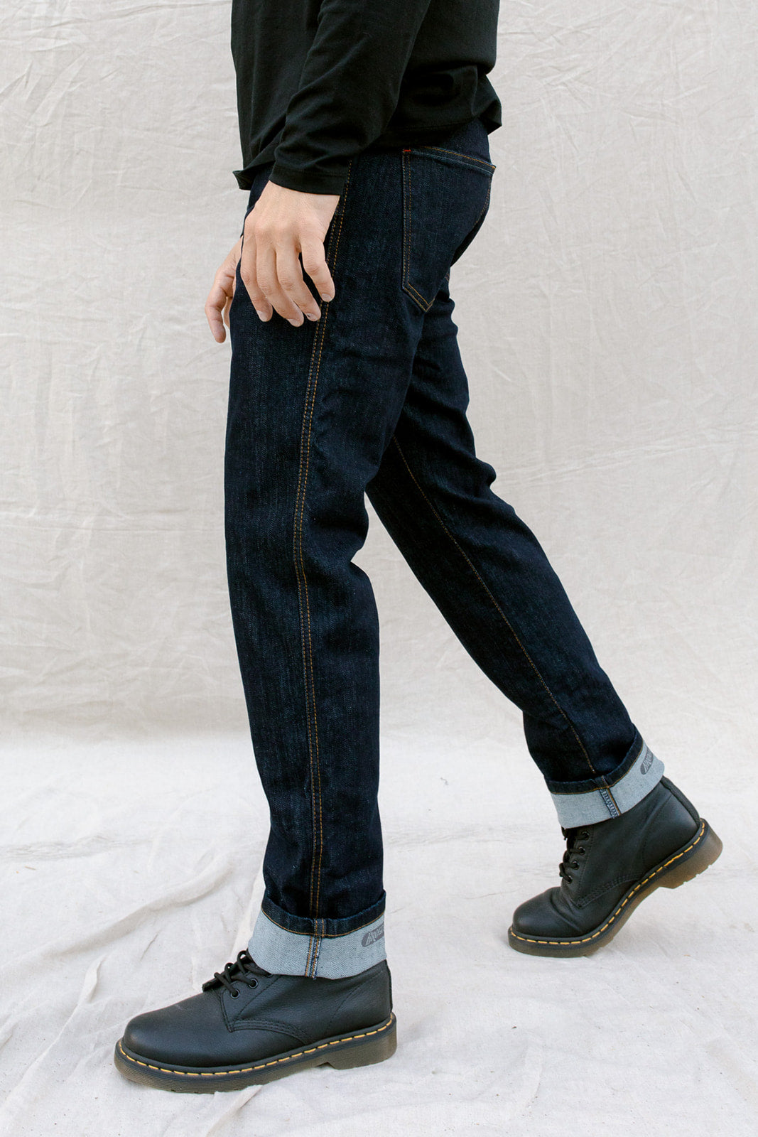 California Raw Navy Jeans - Slim Fit