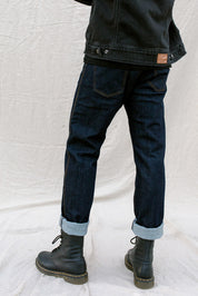 California Raw Navy Jeans - Slim Fit