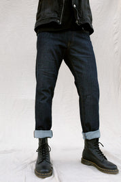California Raw Navy Jeans - Slim Fit
