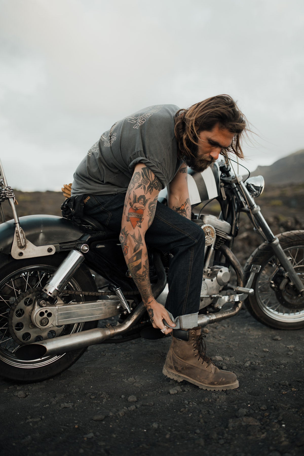 California Raw Navy Jeans - Slim Fit