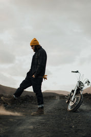 Alaska Black/Grey Protective Motorcycle Shirt