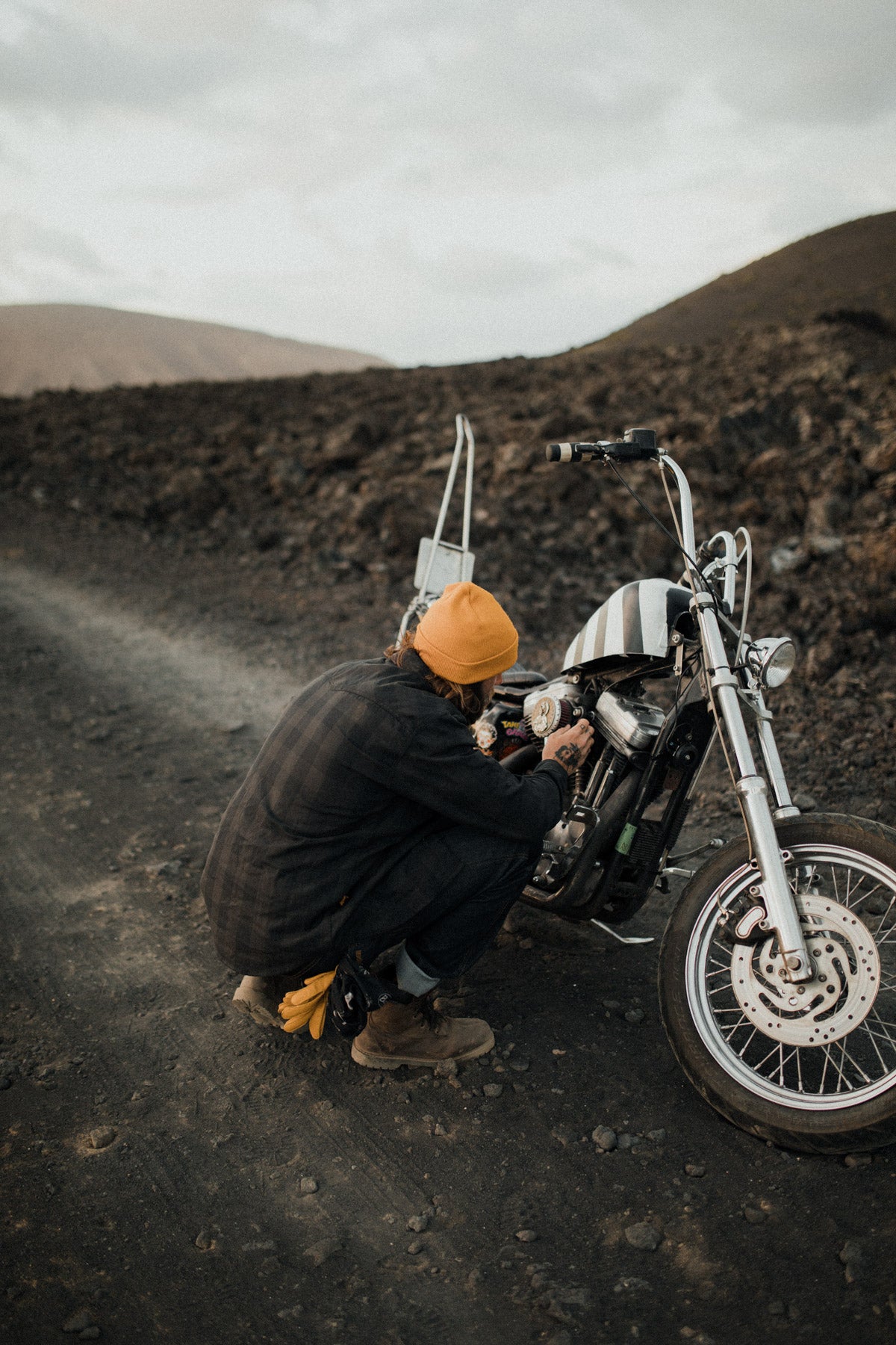 Alaska Black/Grey Protective Motorcycle Shirt