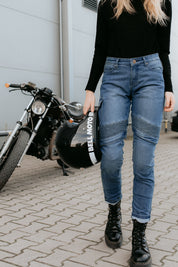 Ohio Lady Jeans - Cordura® & Coolmax® | Washed Blue