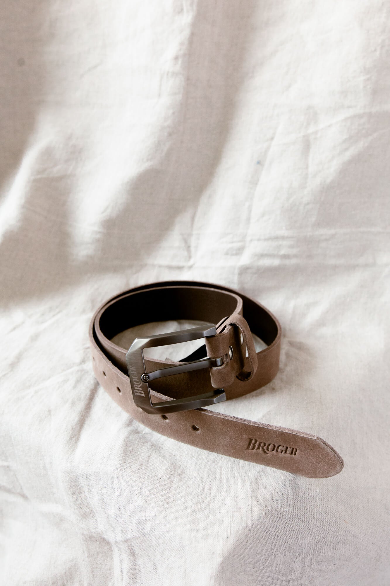 Alaska Vintage Brown Leather Belt