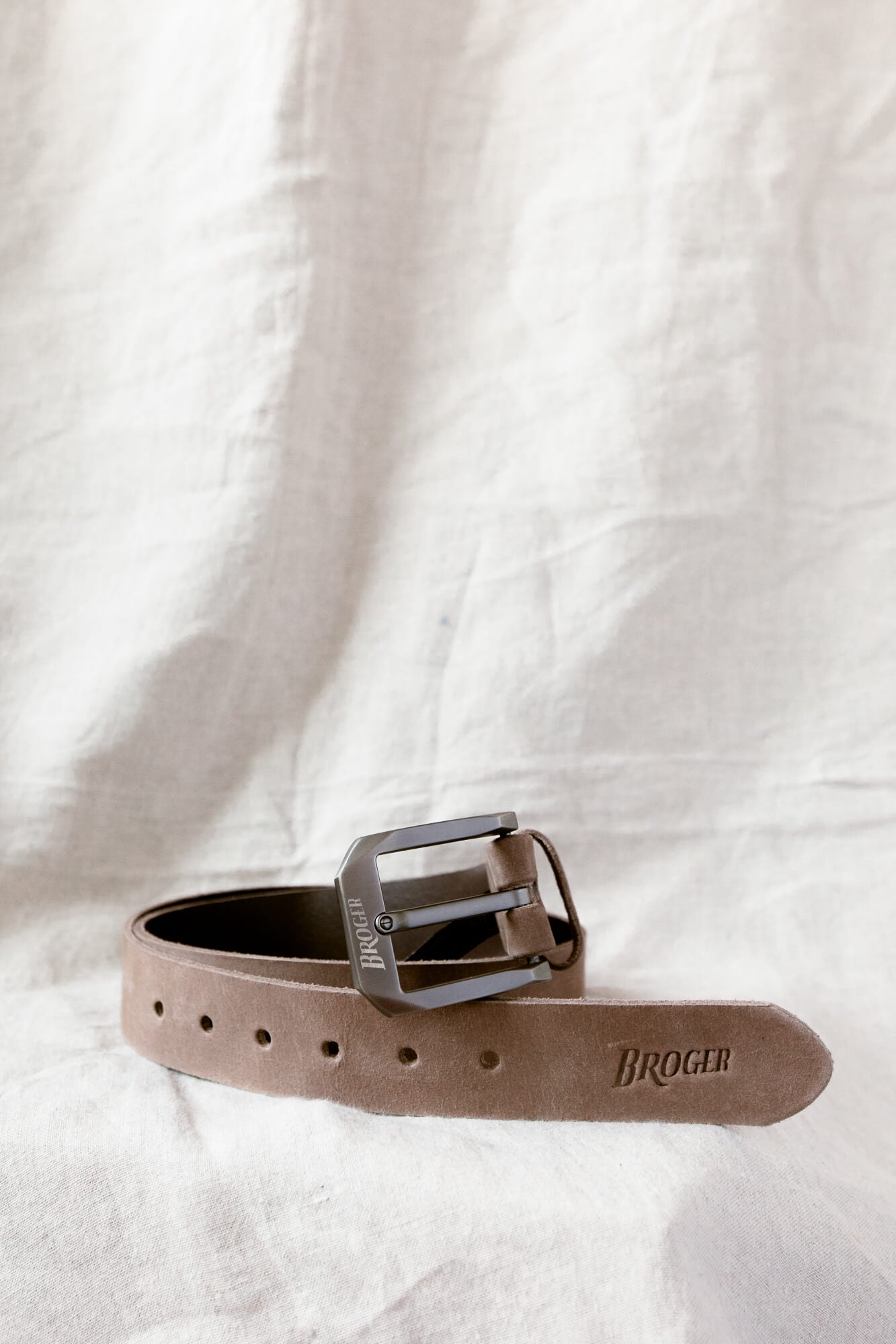 Alaska Vintage Brown Leather Belt