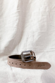 Alaska Vintage Brown Leather Belt