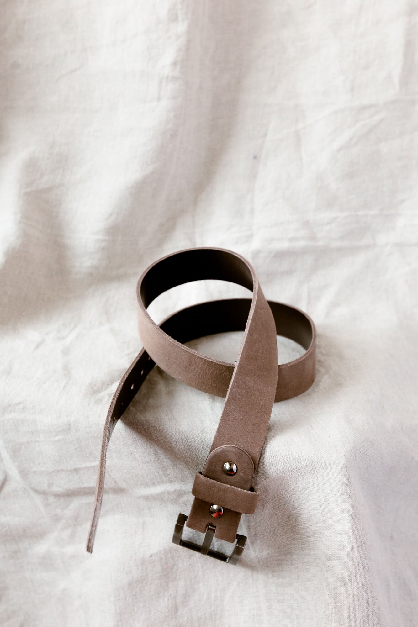 Alaska Vintage Brown Leather Belt