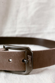 Alaska Vintage Brown Leather Belt