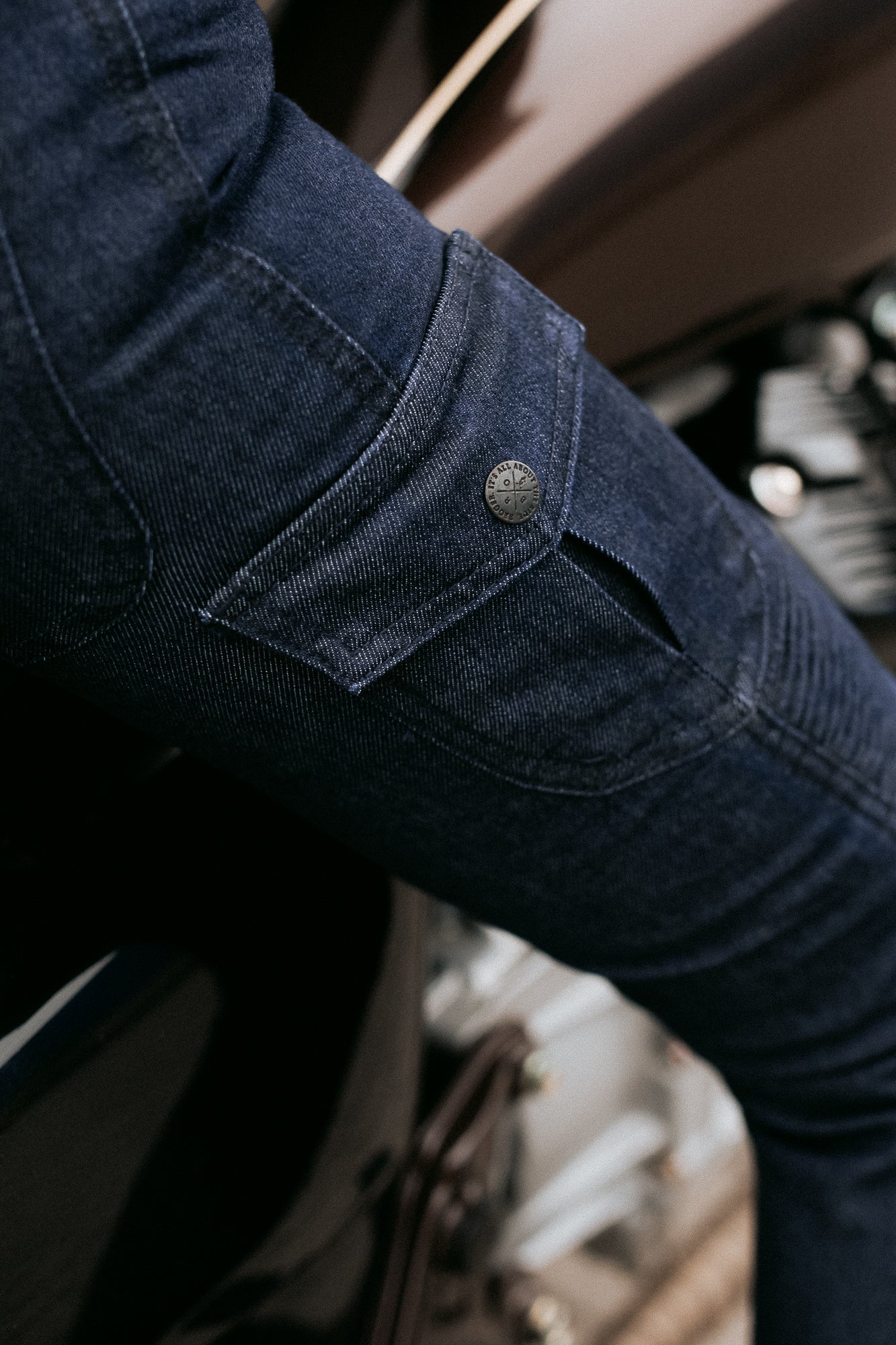 Ohio Lady Jeans - Cordura® & Coolmax® | Raw Navy