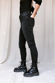 California Lady Jeans - Slim Fit  | Washed Black