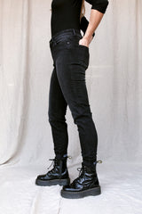 California Lady Jeans - Slim Fit  | Washed Black