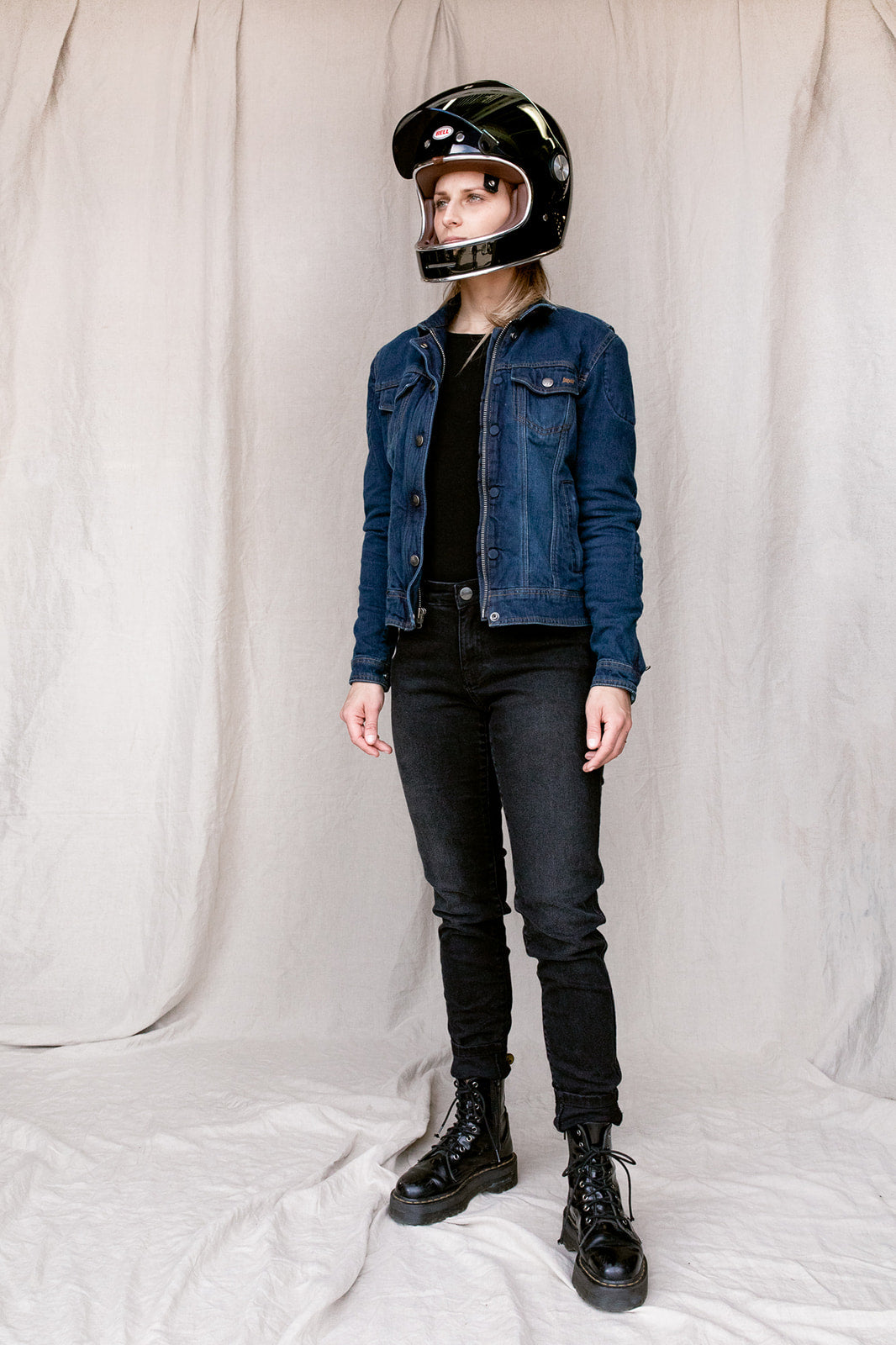Florida Lady Jeans Jacket | Washed Blue