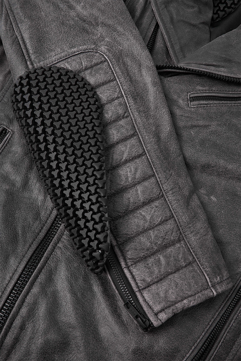 Ohio Black Leather Jacket