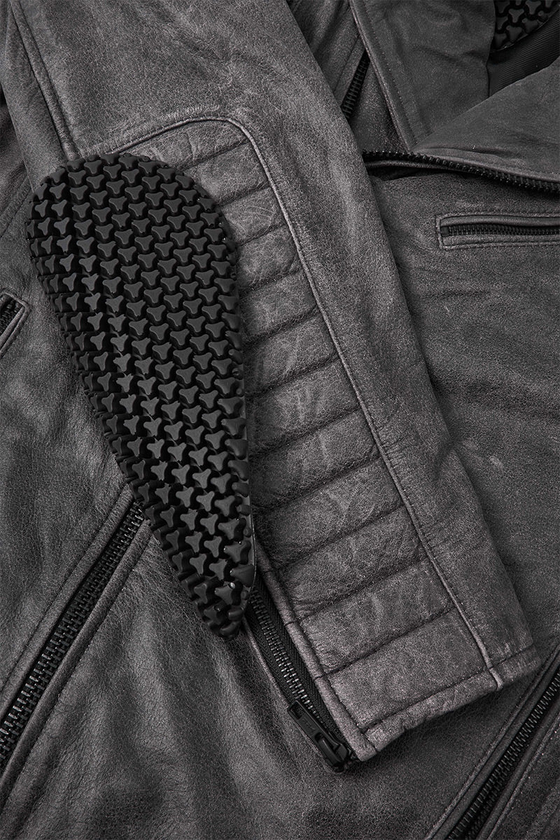 Ohio Grey Leather Jacket – Broger Moto