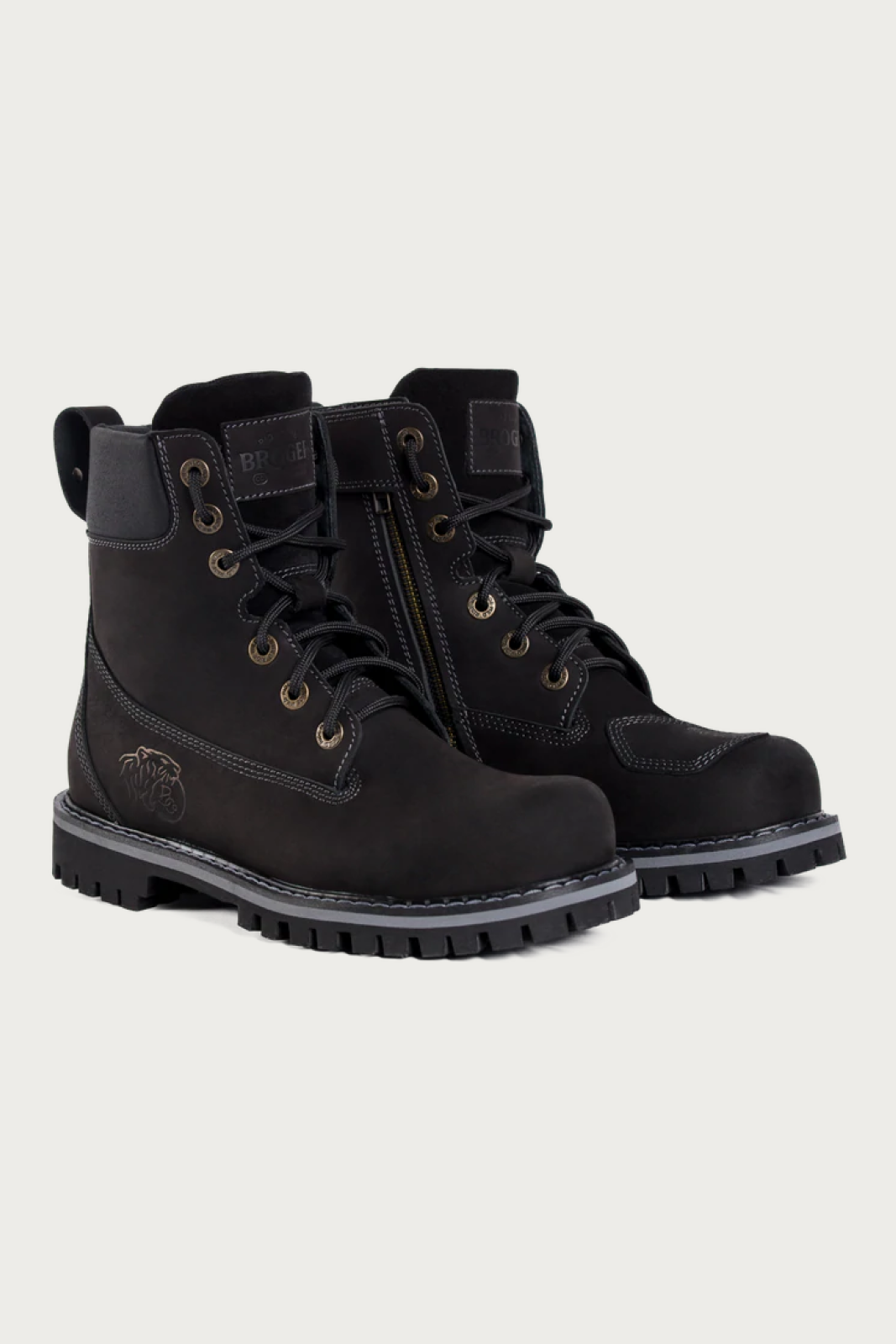 Alaska II Vintage Black Motorcycle Boots